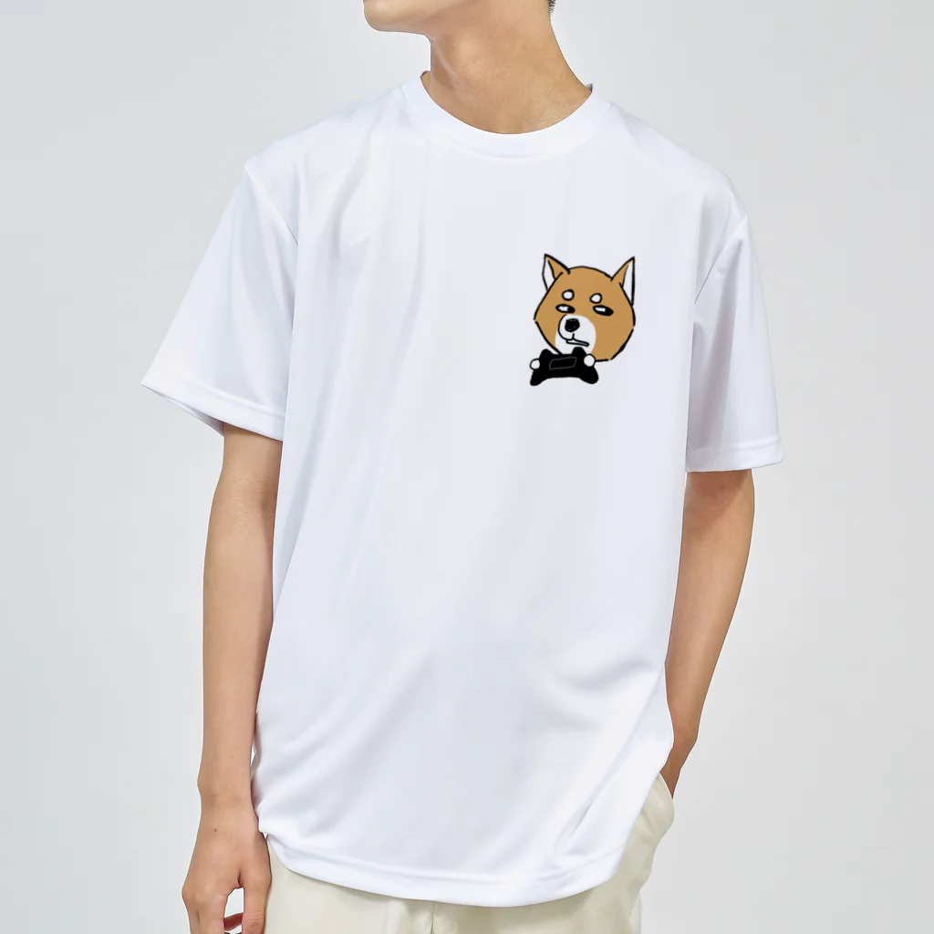 T部の豆柴ロック ドライTシャツ