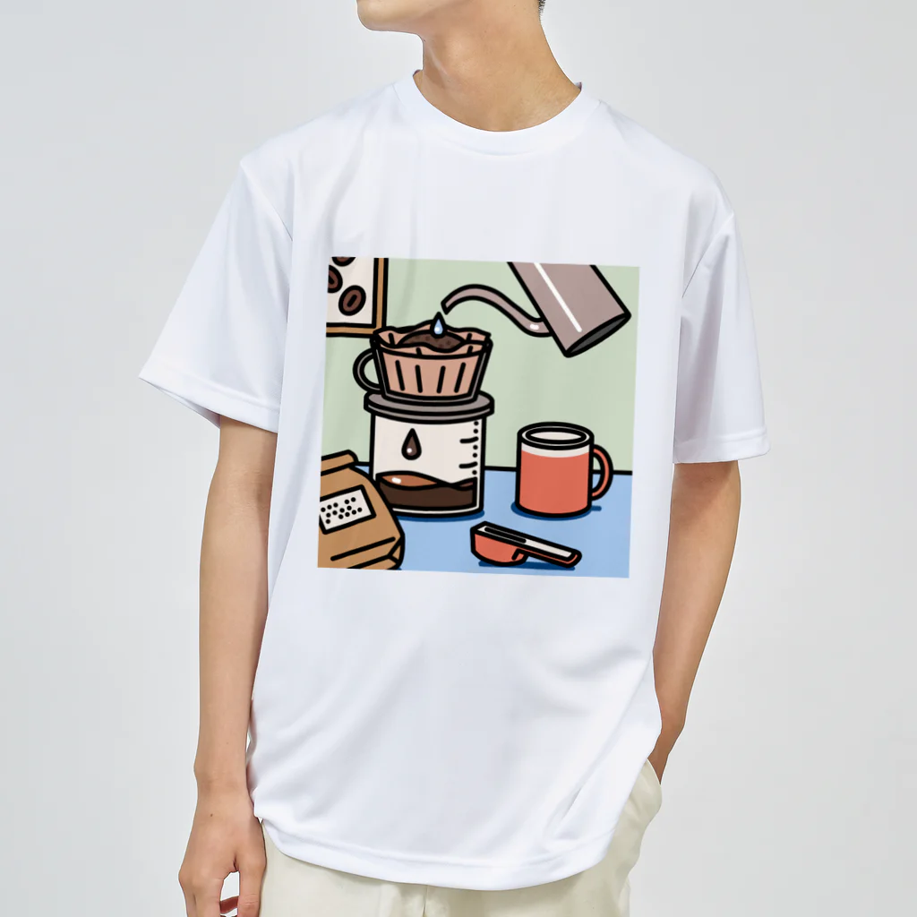 サタケ商店🐅🍛のハンドドリップコーヒー Dry T-Shirt