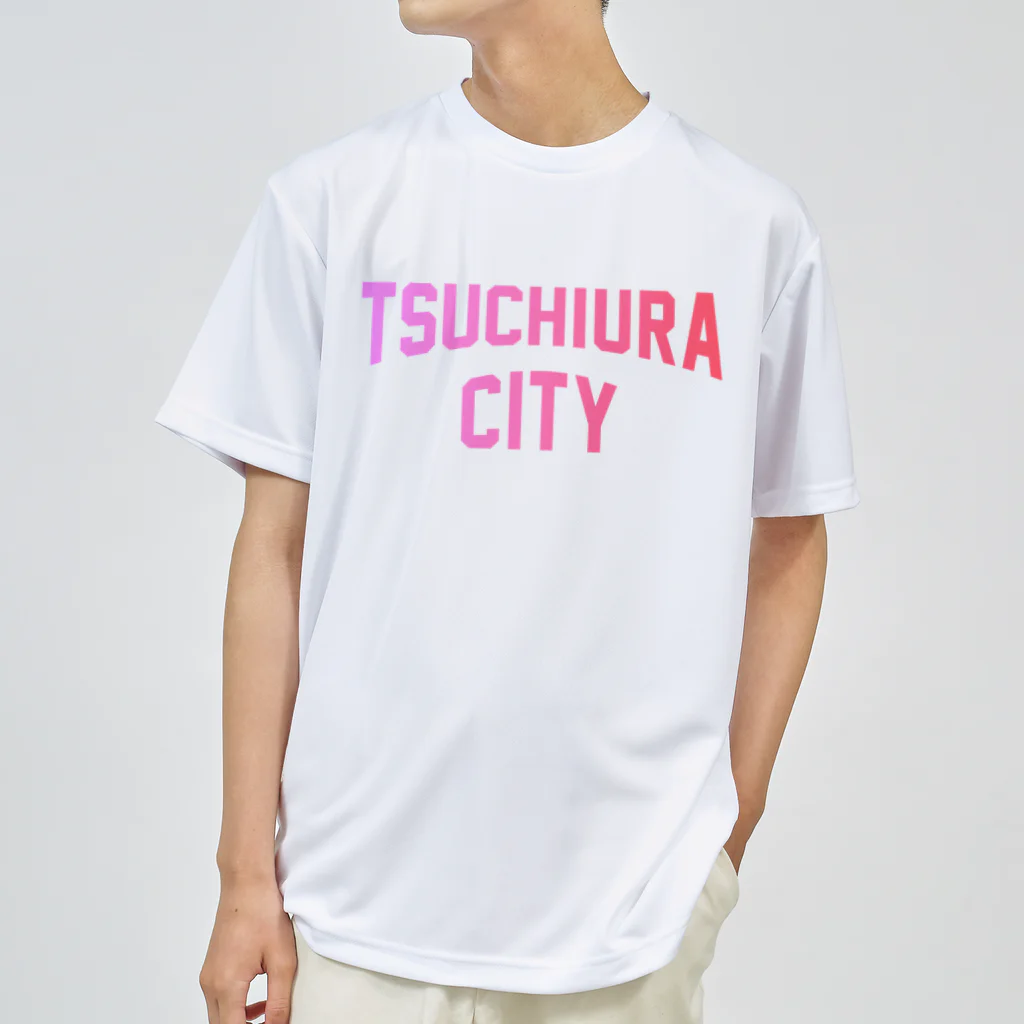 JIMOTOE Wear Local Japanの土浦市 TSUCHIURA CITY ロゴピンク Dry T-Shirt