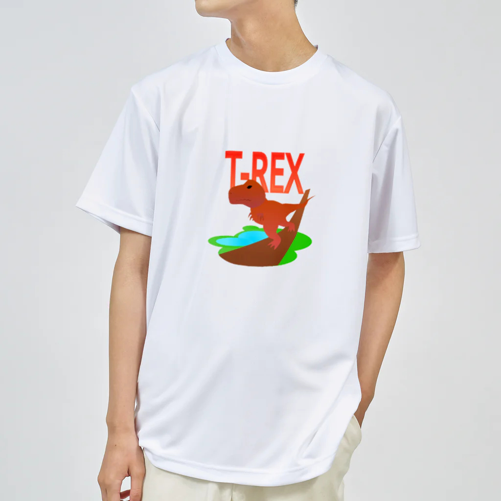 🕷Ame-shop🦇のT-REX（原色バージョン） Dry T-Shirt