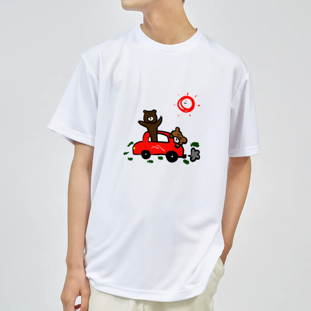 &POEMのクマ、運転始めました Dry T-Shirt