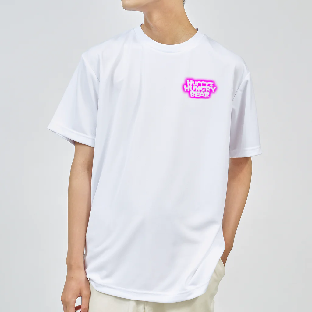 Hurryz HUNGRY BEARのHurryz HUNGRY BEAR ネオンサイン Dry T-Shirt