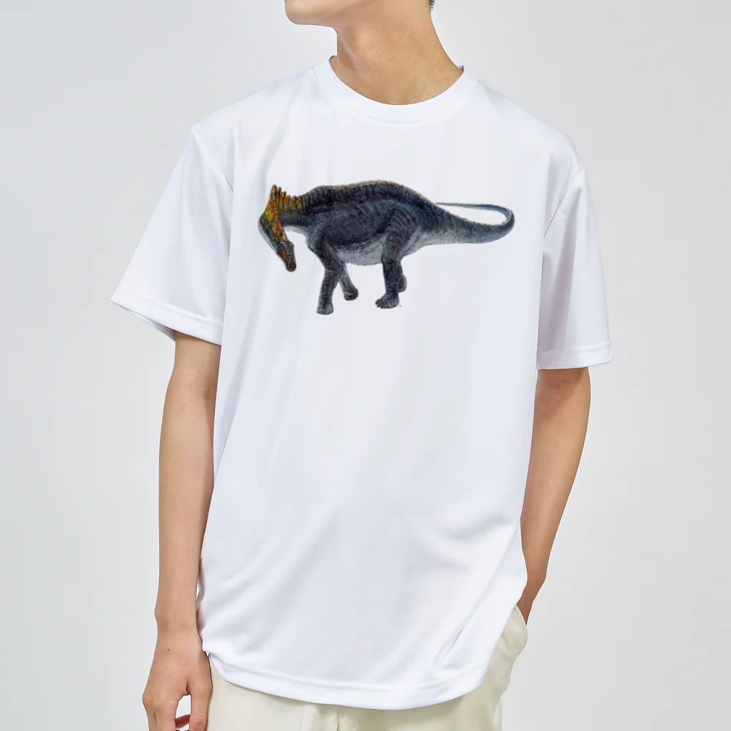 segasworksのAmargasaurus（彩色） ドライTシャツ