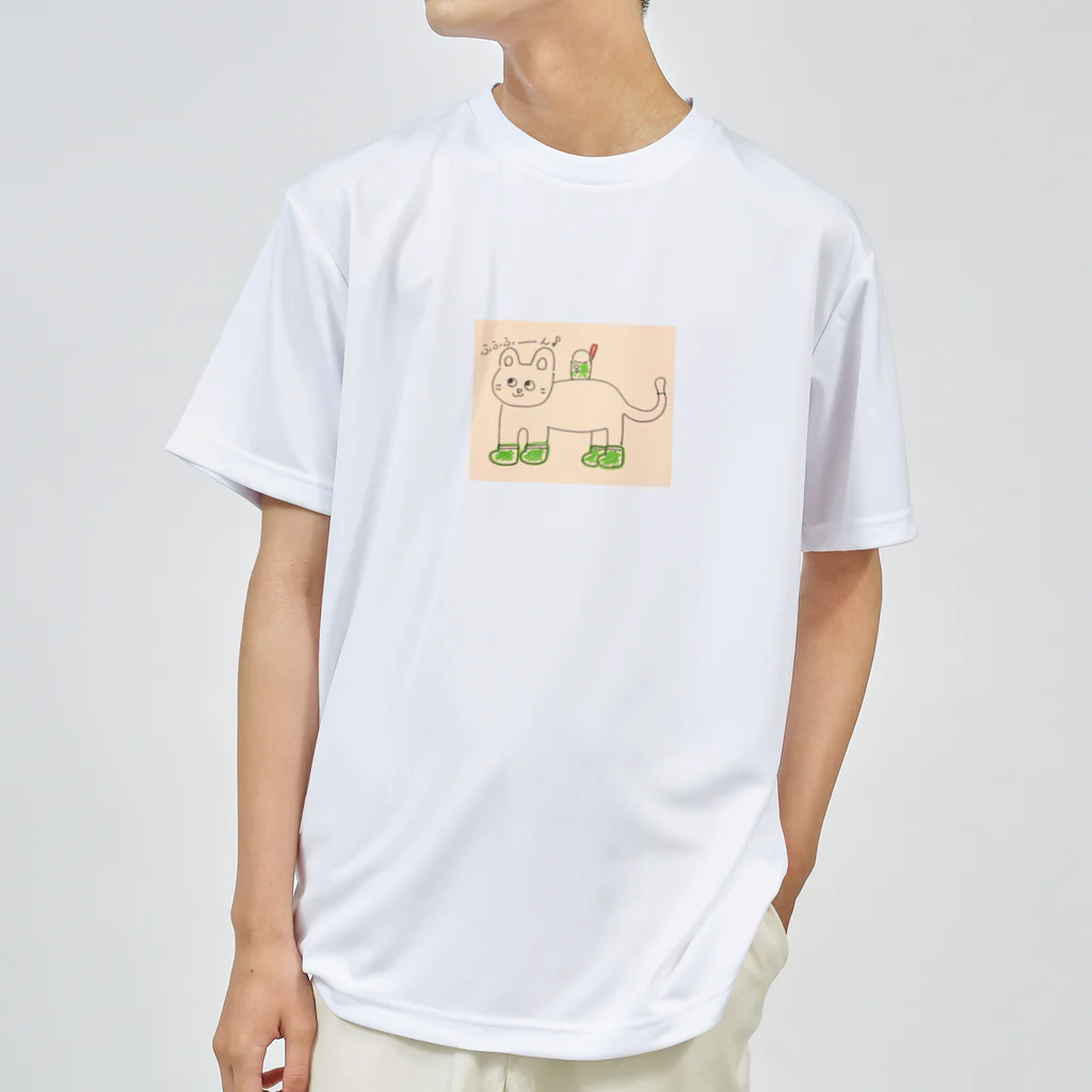 みぽぽぽshopのいまを生きる靴下ねこ Dry T-Shirt