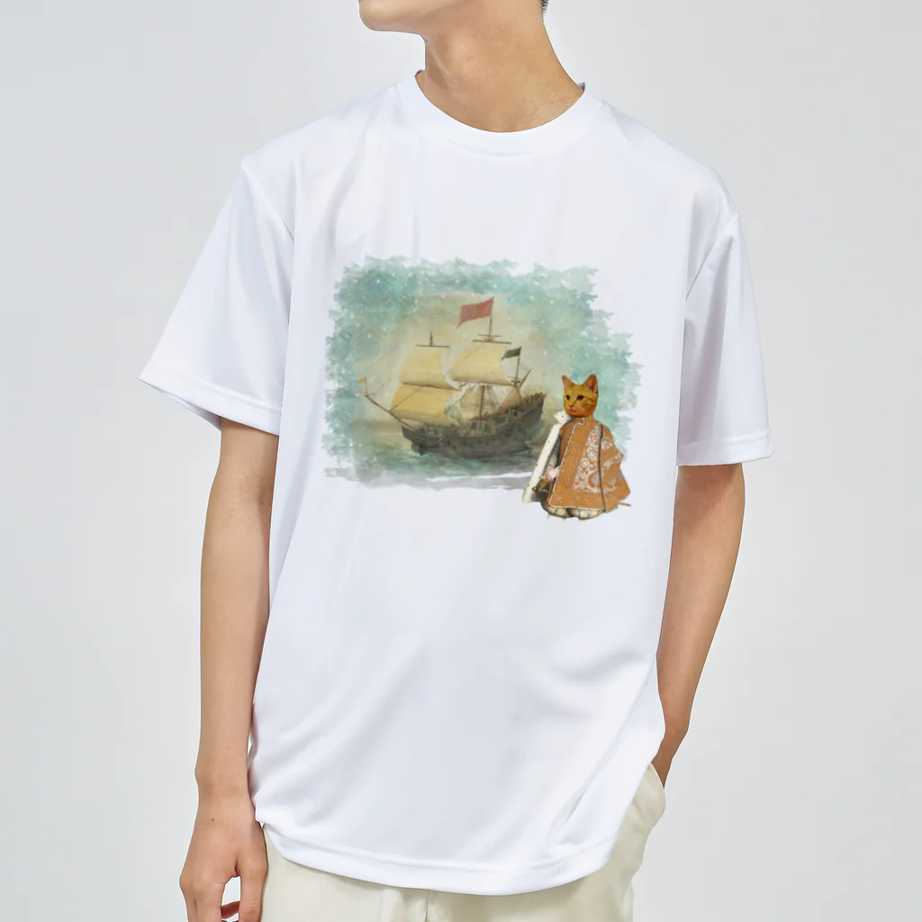 海賊猫 cocoの『うちのコ・シリーズ「ねこの王国」』 Dry T-Shirt