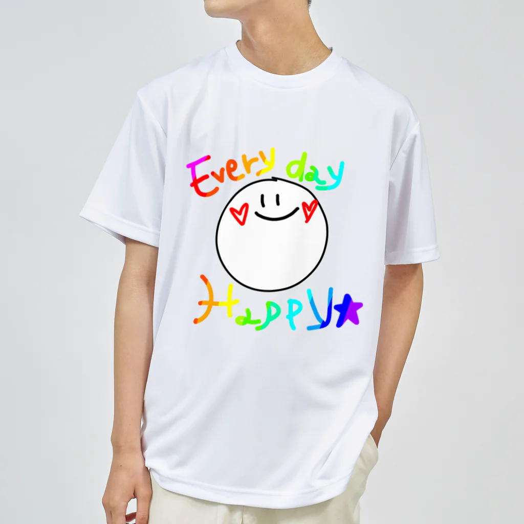 ma.ikのHappy　Smile☺ Dry T-Shirt