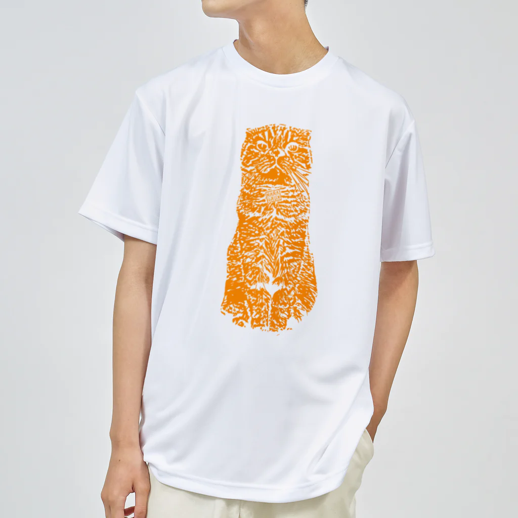 KARAKURI - Craft Beer・Sake・Natural Wine -の3周年記念デザイン（猫） Dry T-Shirt