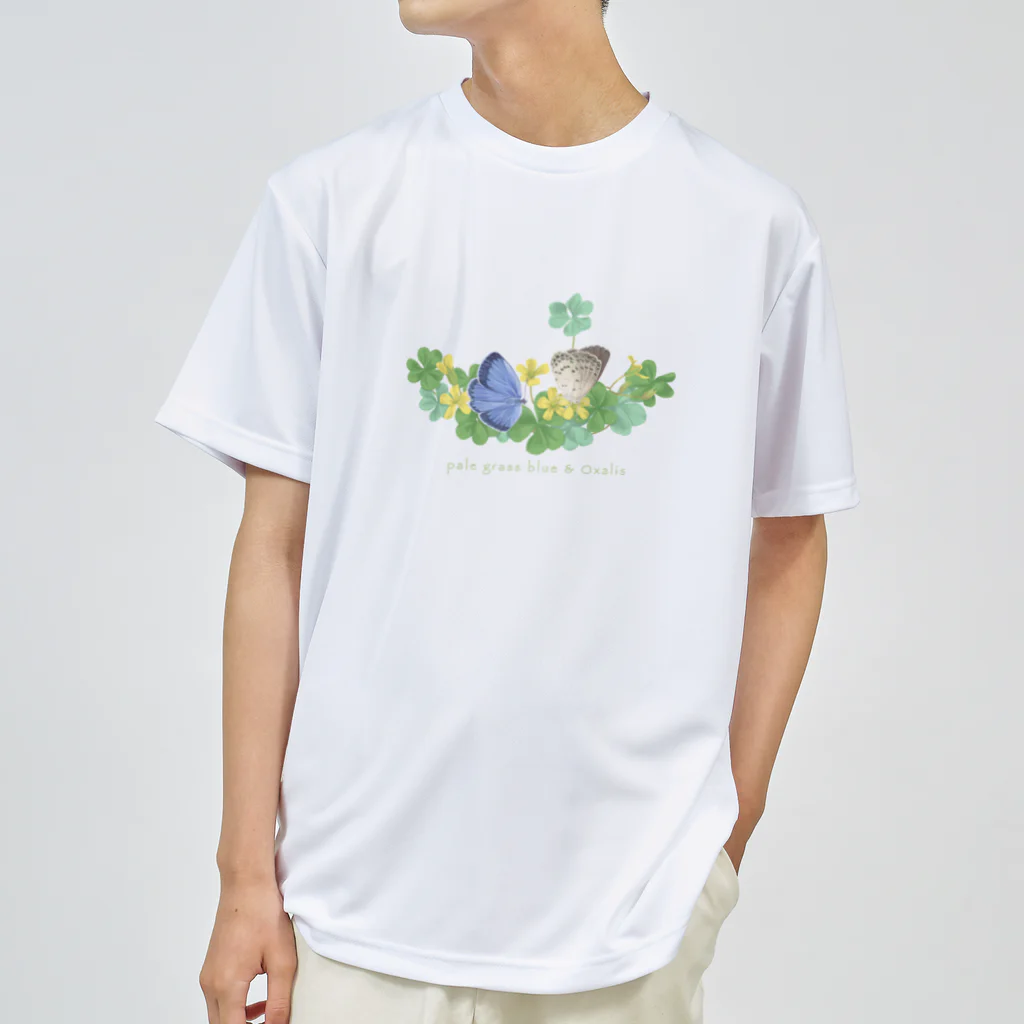 kitaooji shop SUZURI店のヤマトシジミとカタバミ Dry T-Shirt