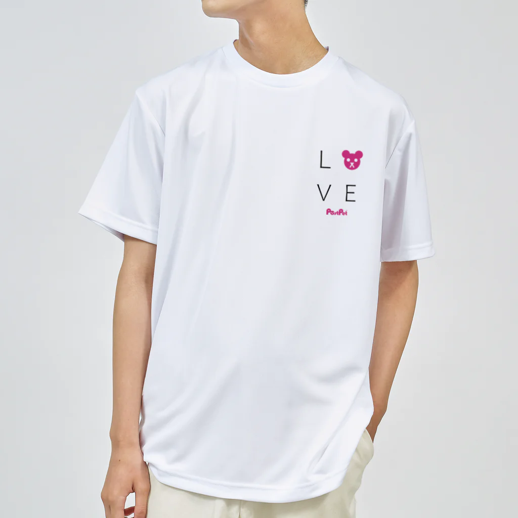 PostPet Official ShopのLOVEモモ ドライTシャツ