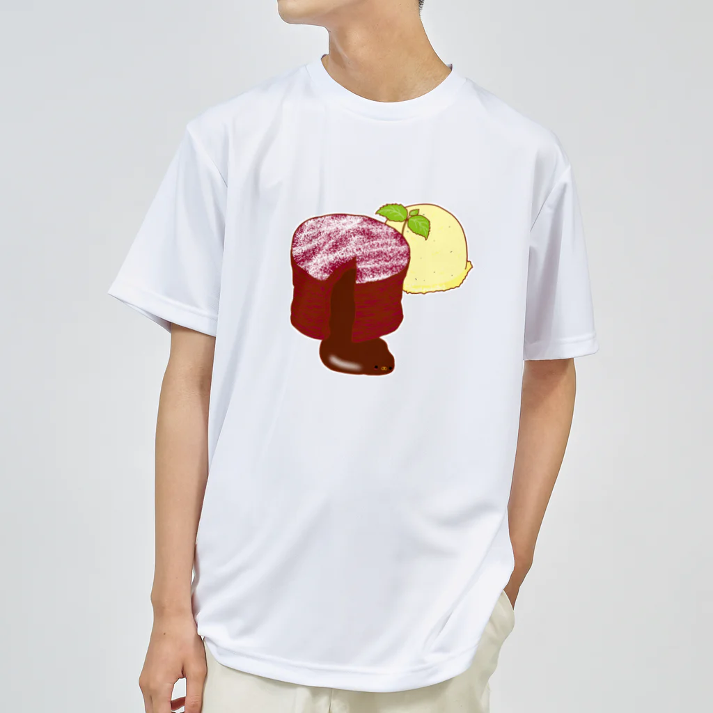 Draw freelyのフォンダンショコラ ドライTシャツ