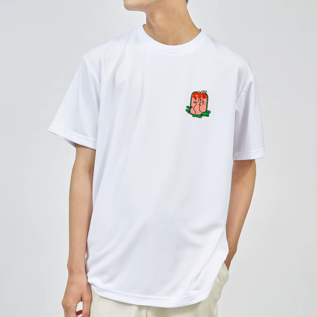 ミュージアムショップトーキョー/museum shop TOKYOの歌川国芳　金魚づくし　玉や玉や　ロゴ版 Dry T-Shirt