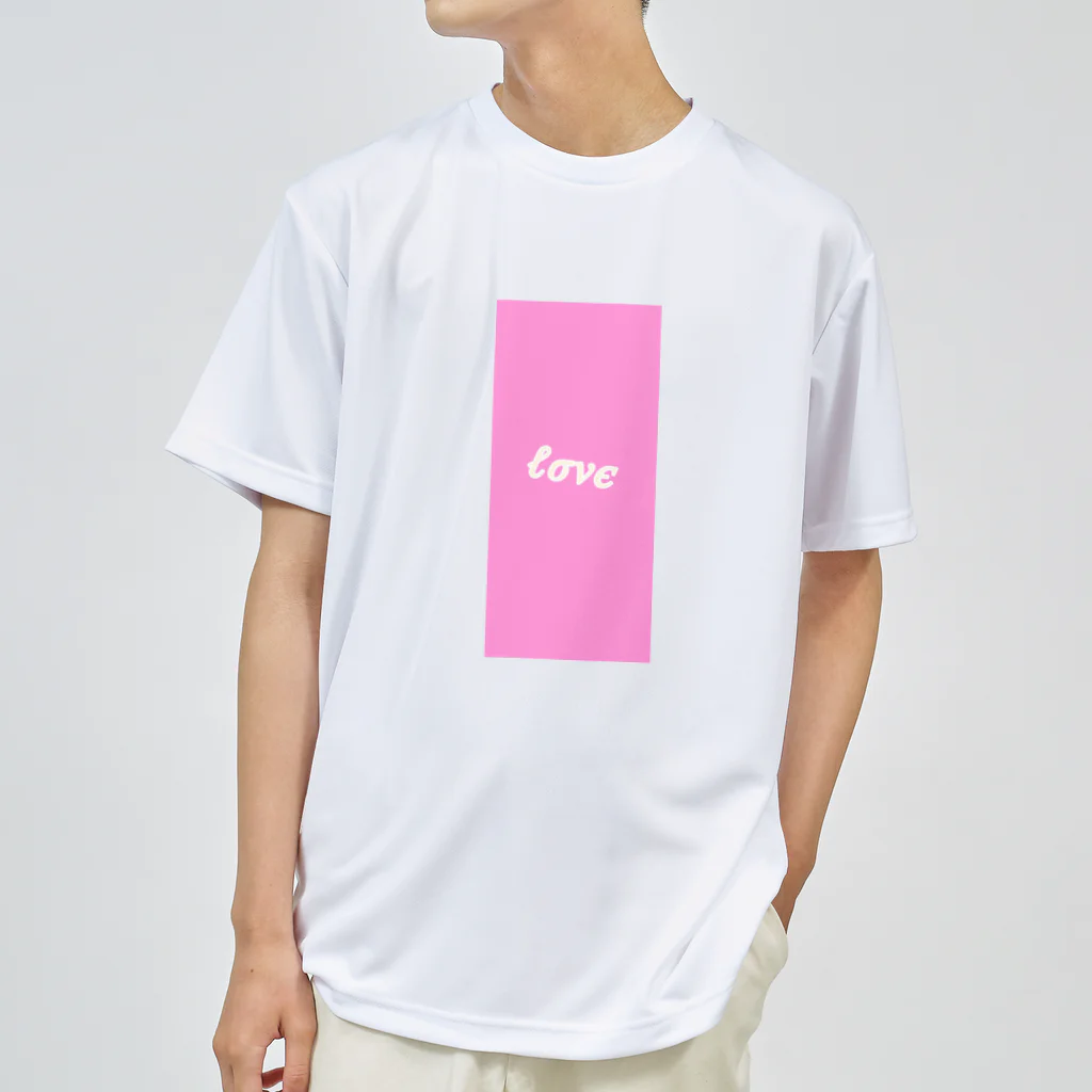 SummerのLove_pink ドライTシャツ