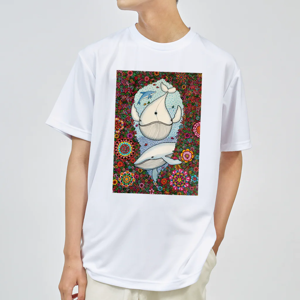 kouの落描き帳の白鯨 ドライTシャツ