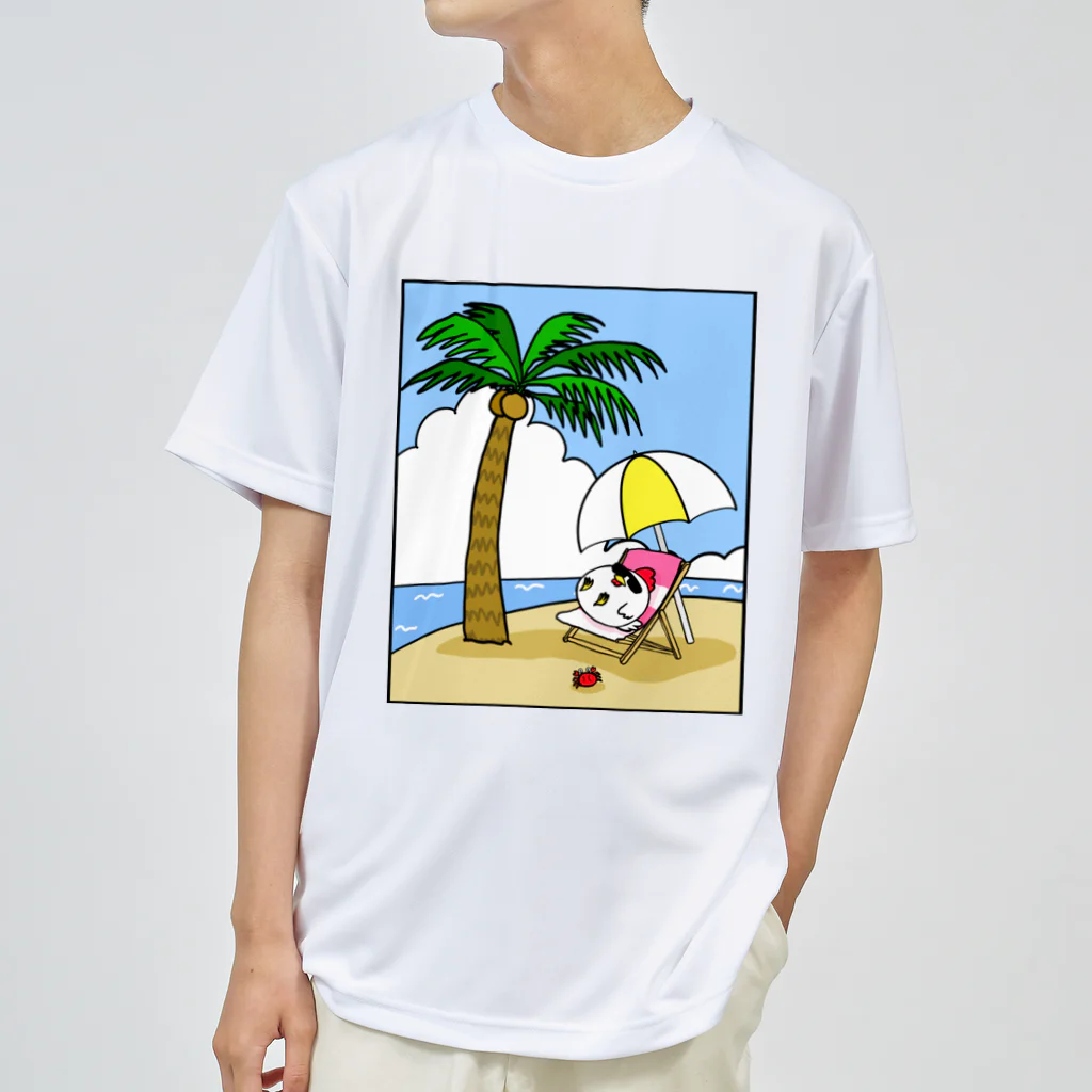 NOKIO MUXのニワトリの休日　夏C ドライTシャツ