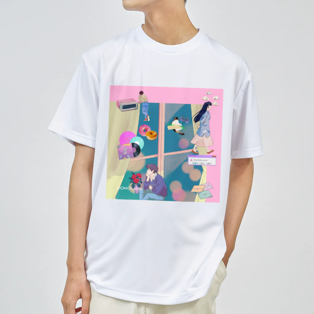 𝙈𝙊𝙈𝙊'𝙨 𝙎𝙝𝙤𝙥の90's anime & momo #03 ドライTシャツ