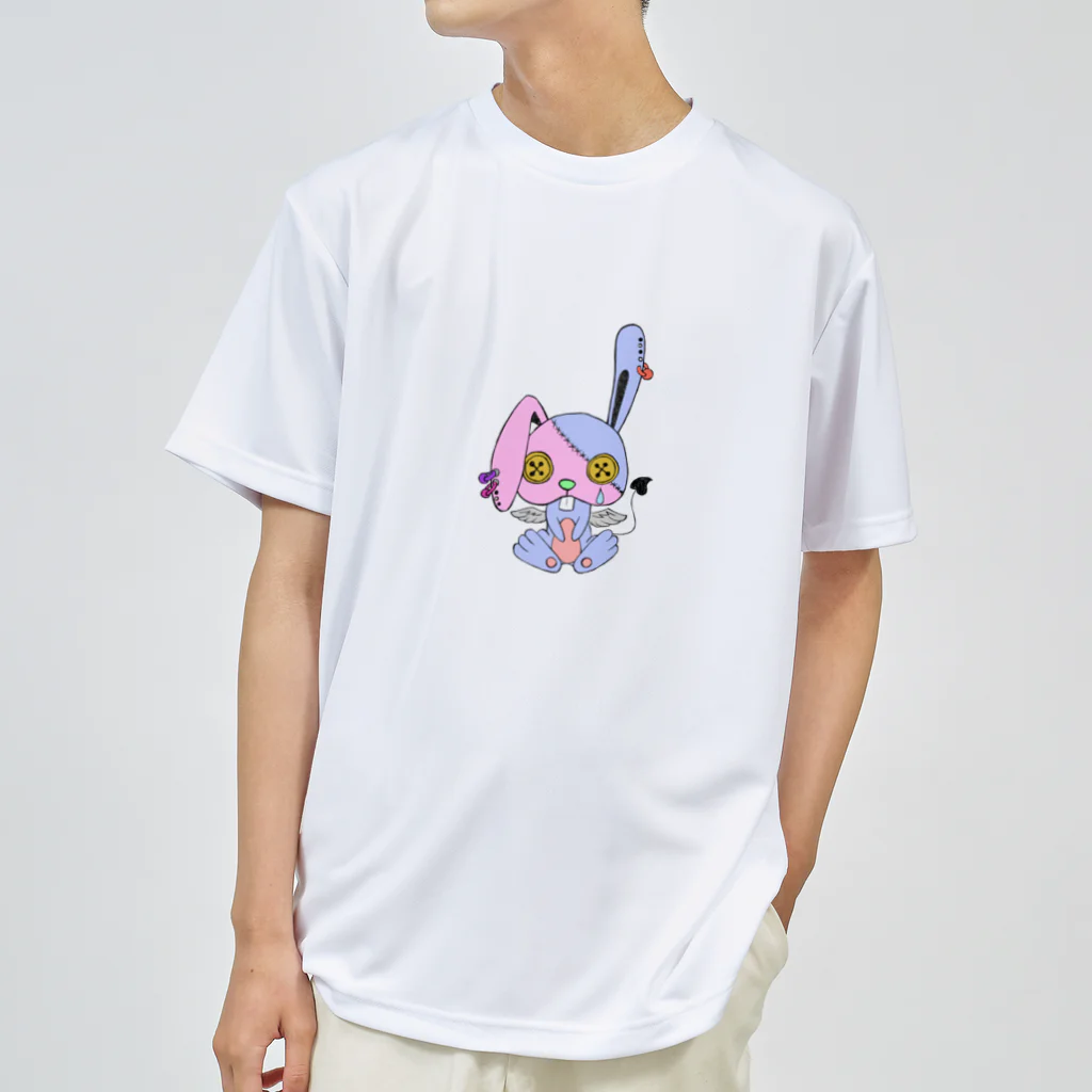 うずらのZombie rabbit  ドライTシャツ