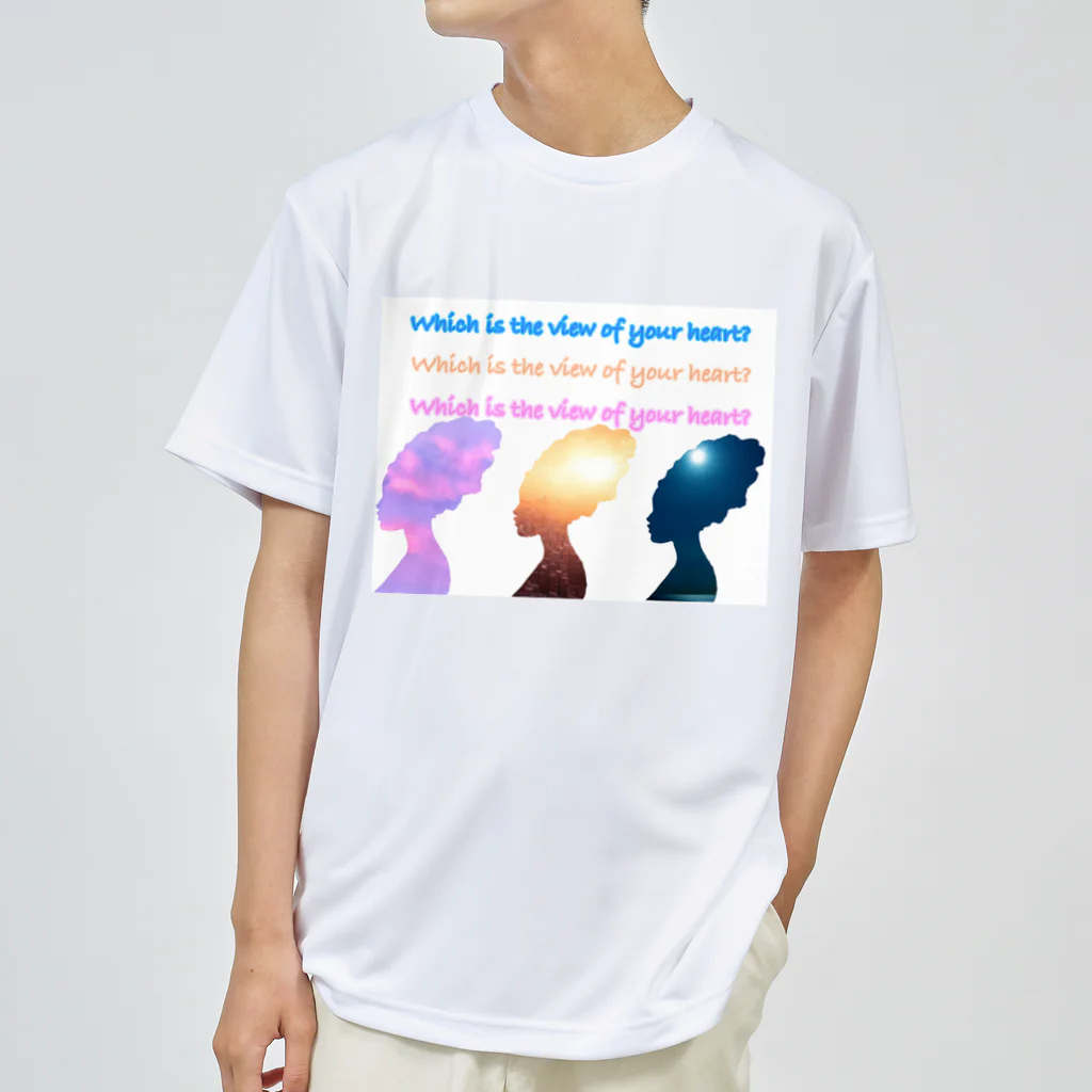 DGのWhich is the view of your heart? Dry T-Shirt
