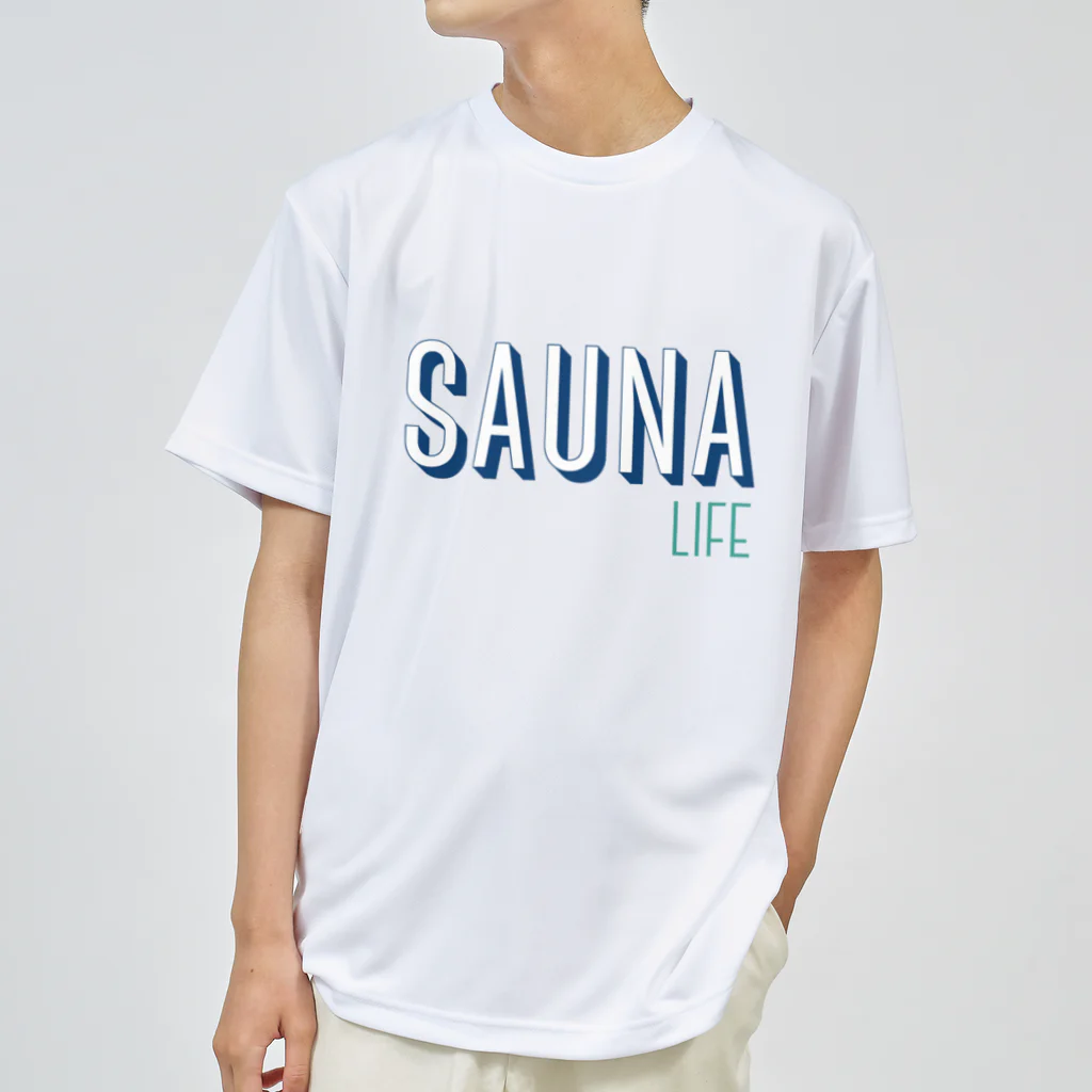 SNOW LIFE JOURNEYのSAUNA LIFE サウナライフ。 ドライTシャツ