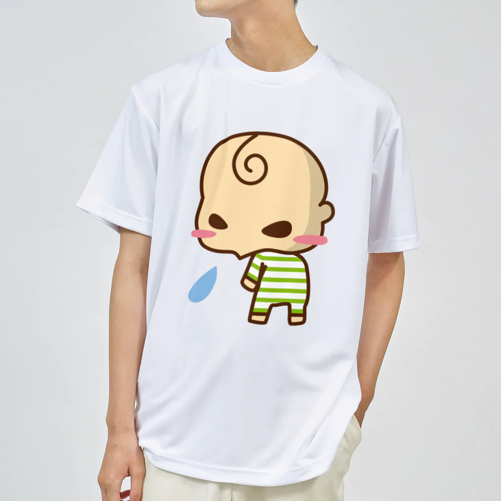 吉田アキコのウチの赤ちゃん（シュンとする） ドライTシャツ