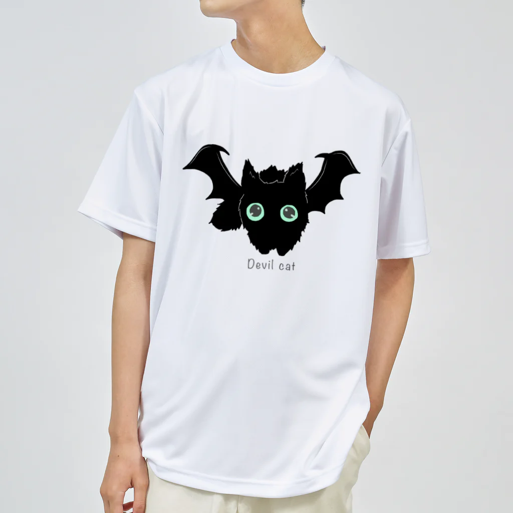 amemugi（あめむぎ）の悪魔みたいな猫 Dry T-Shirt