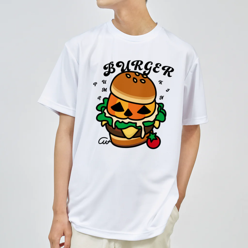 イラスト MONYAAT のバーガー ドライTシャツ