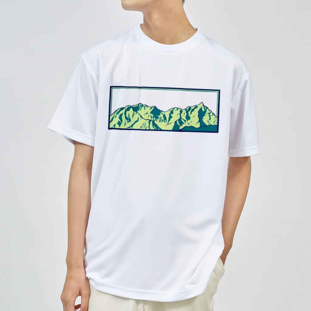 まつのき商店の槍穂高連峰B Dry T-Shirt