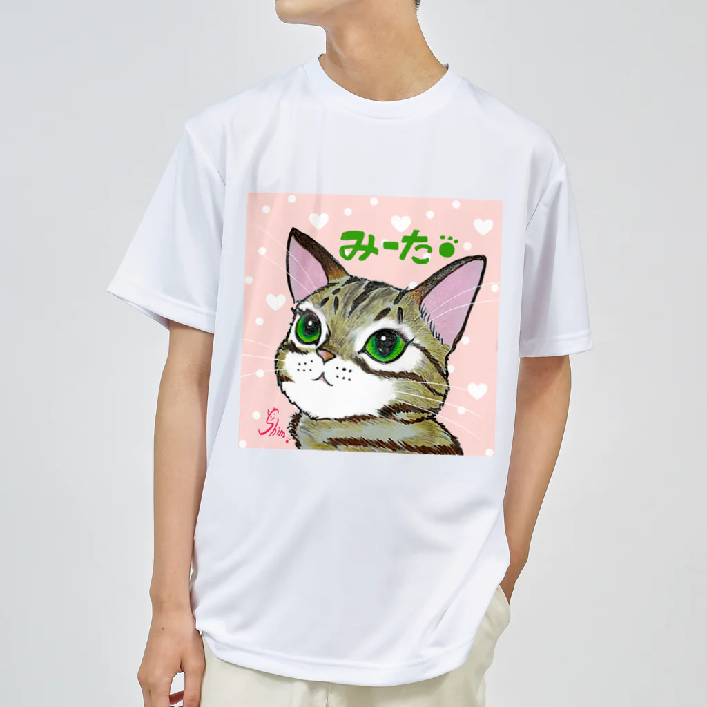 shimaneko megumi（しま猫めぐみ）のみーた Dry T-Shirt