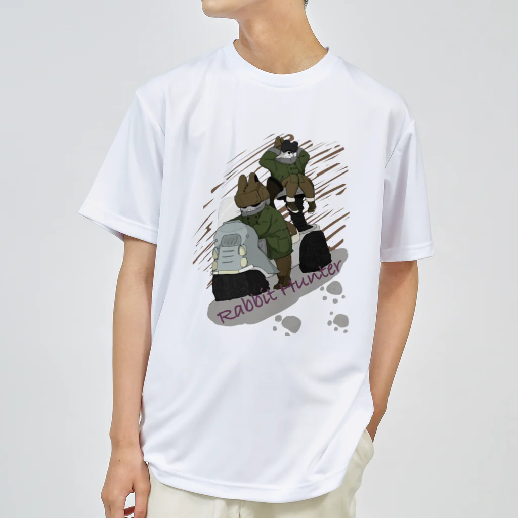 さかぐち商店のRabbit Hunter ドライTシャツ