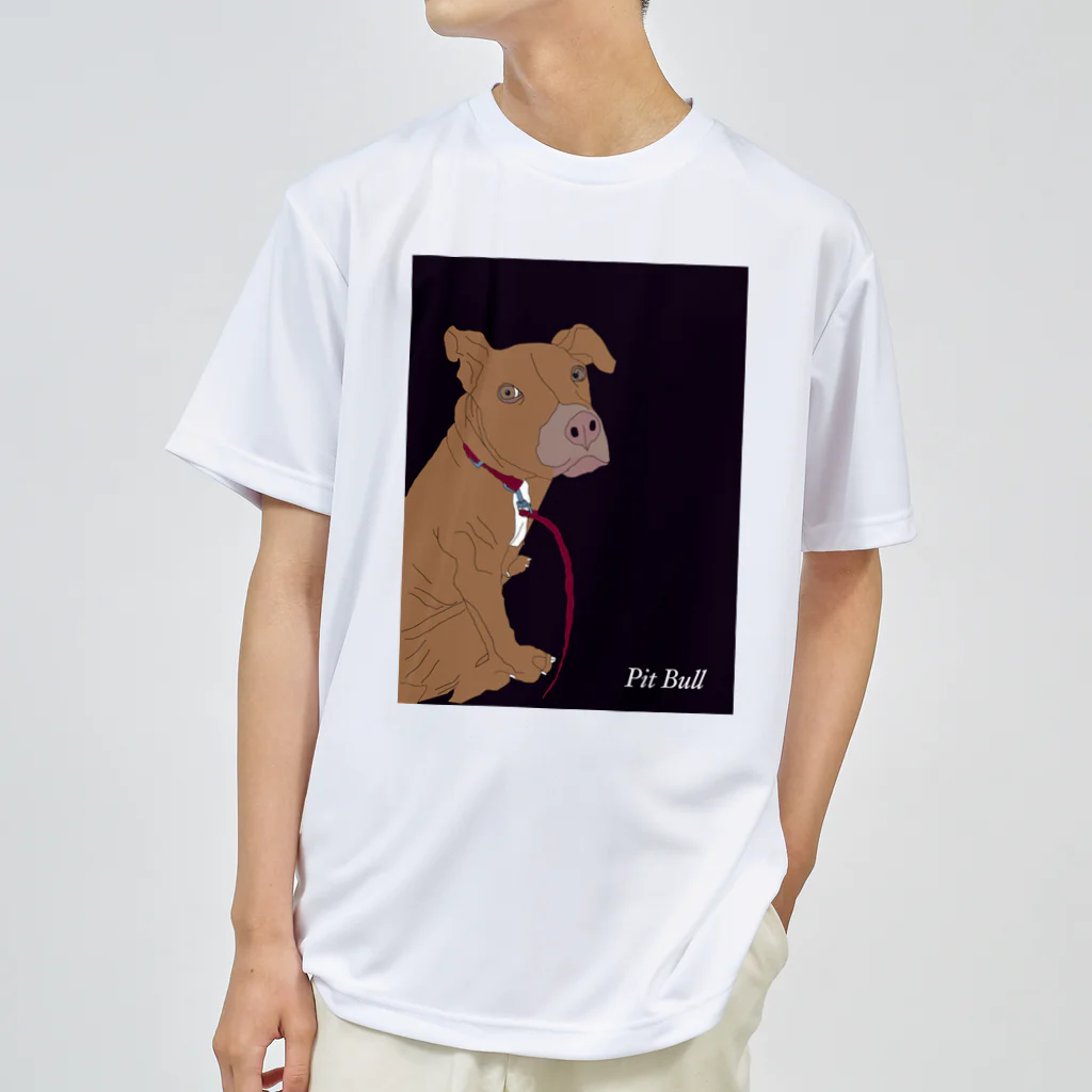 lucyのAmerican Pit Bull Terrier ドライTシャツ