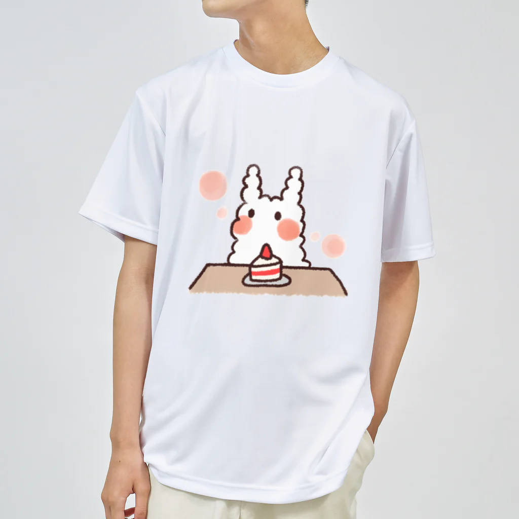 K.momokoのうさぎのウミウシ(ケーキver.) Dry T-Shirt