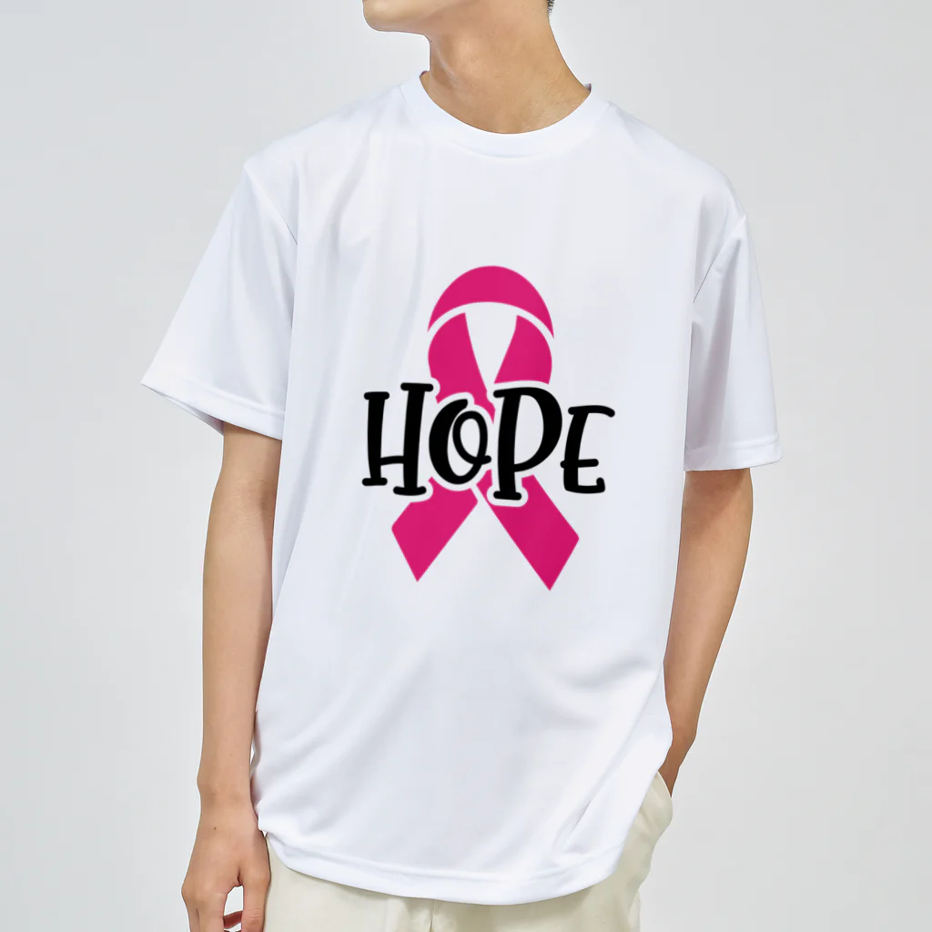 Fred HorstmanのBreast Cancer HOPE  乳がんの希望 Dry T-Shirt