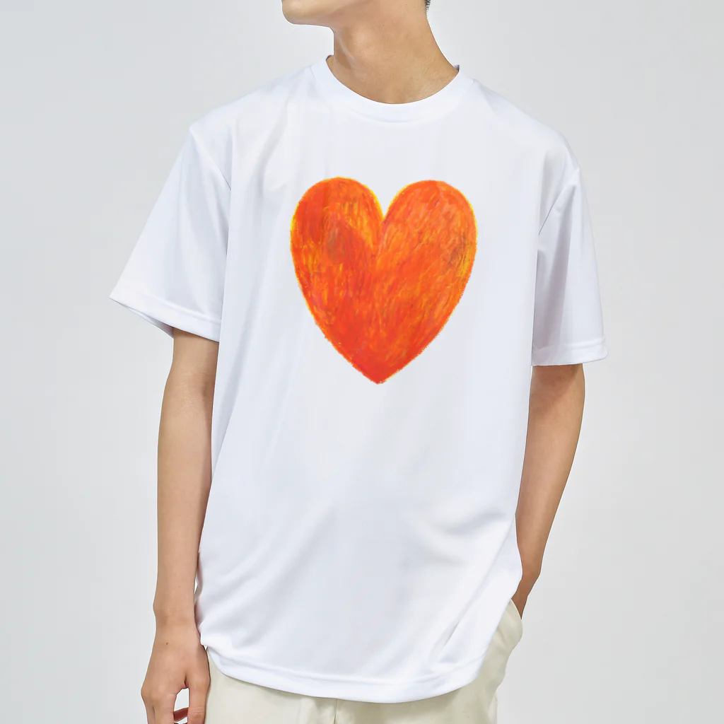 nissyheartのオレンジハート Dry T-Shirt