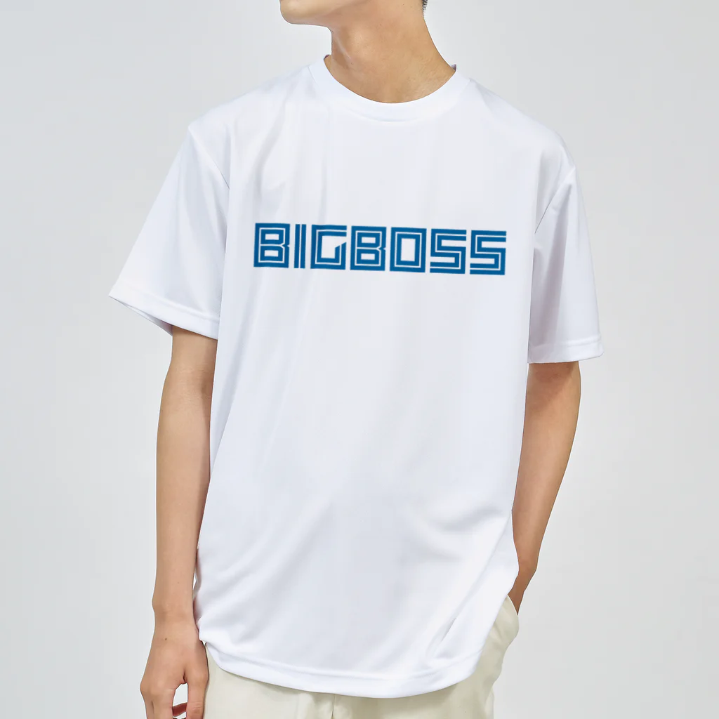 【何字ゃ文字屋】の「BIG BOSS」新ロゴ フォント Dry T-Shirt