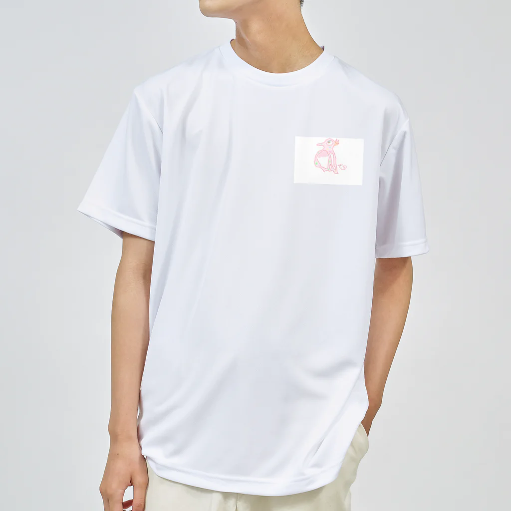 KYOn8のピンクバード ドライTシャツ