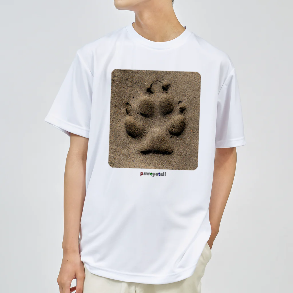 paweyetailの犬の足跡 Dry T-Shirt