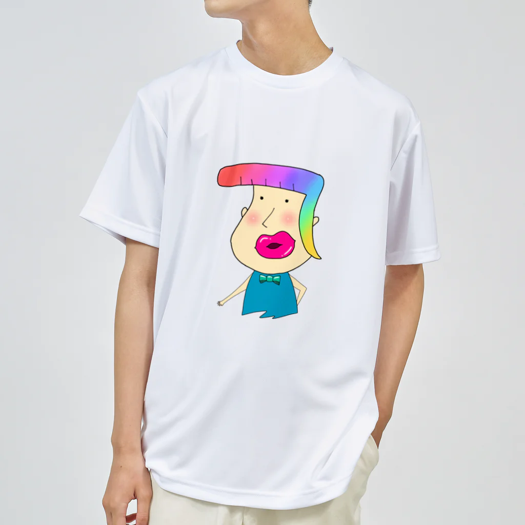 Keinartのラッキーセブンくん Dry T-Shirt