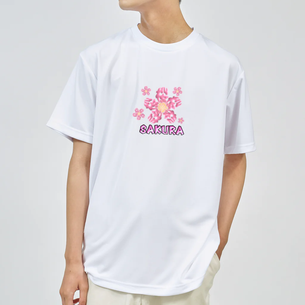 maccha47のこんなカンジ？（漢字）　桜バージョン ドライTシャツ