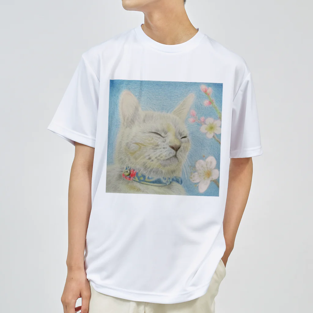 理絵のねこ ぬくぬく Dry T-Shirt