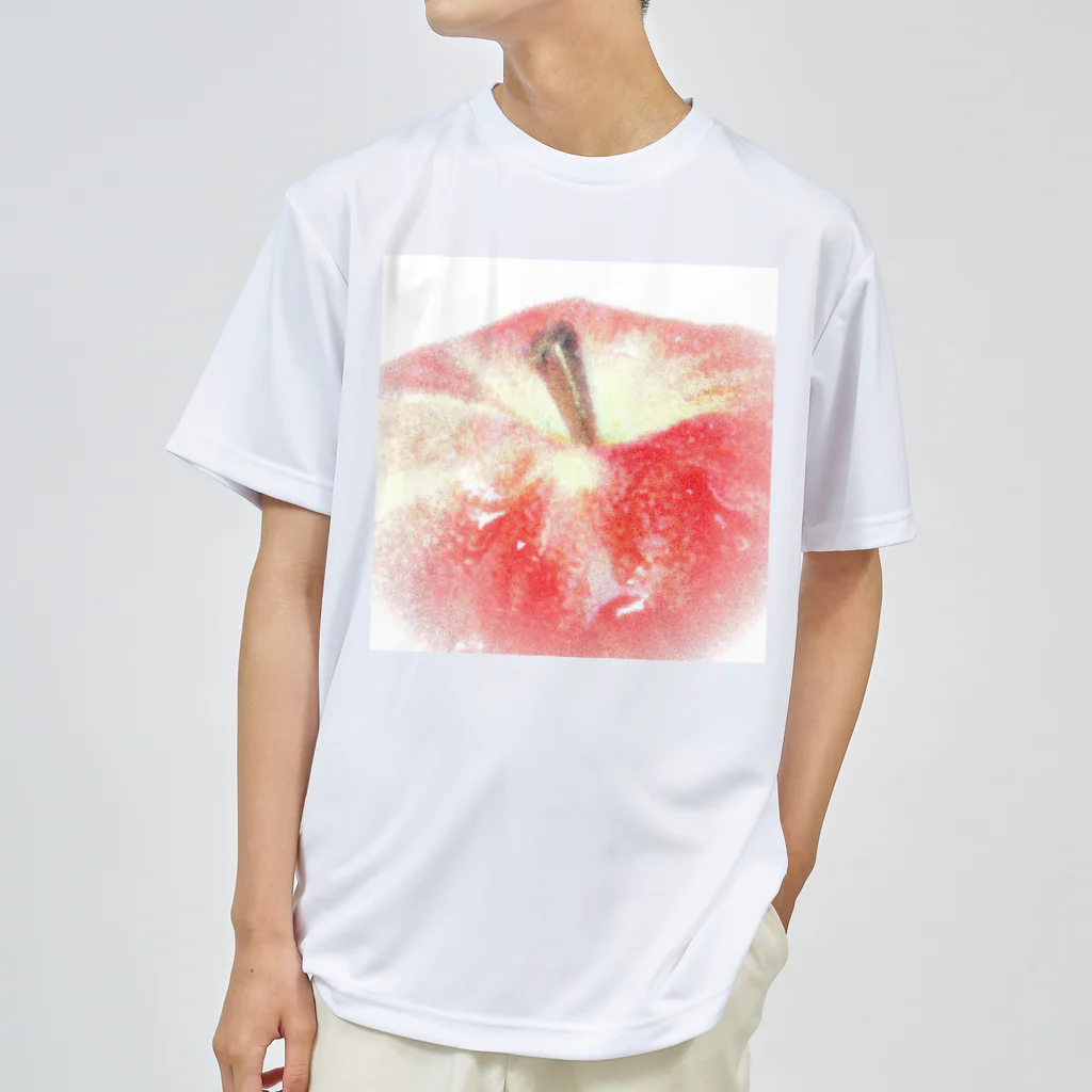 ぽんぽんあーと工房の🍎ちゃん ドライTシャツ