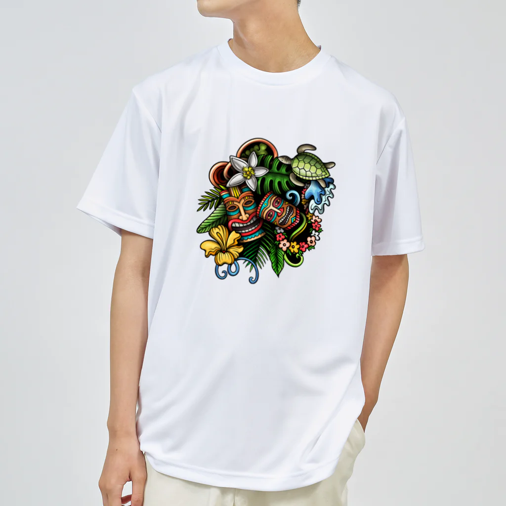 アロハスタイルハワイのハワイアート design06 Dry T-Shirt