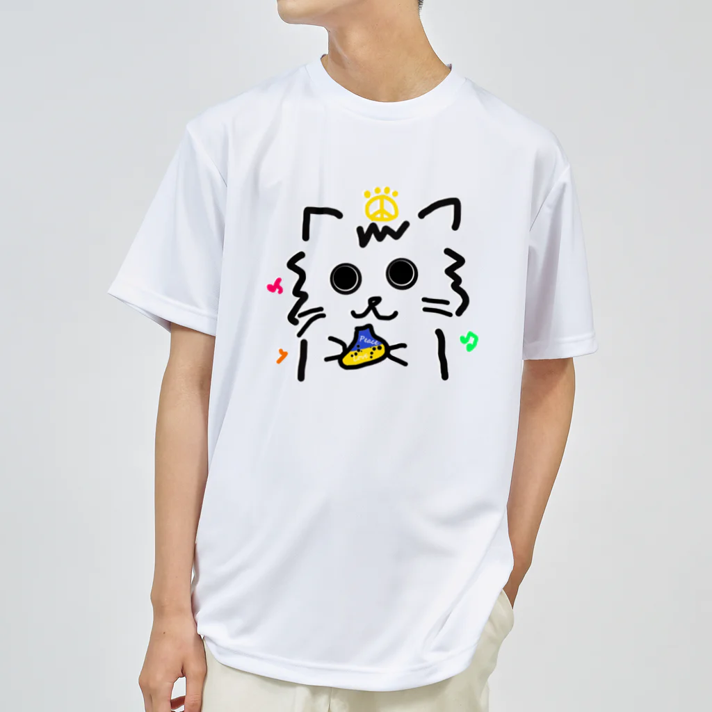 UNiのウクライナオカリナねこ Dry T-Shirt