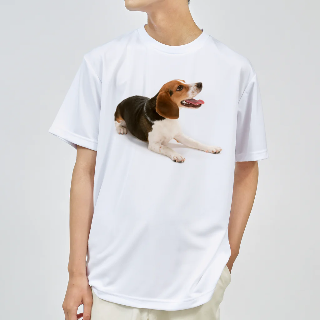 Rubbishのビーグル犬 ドライTシャツ