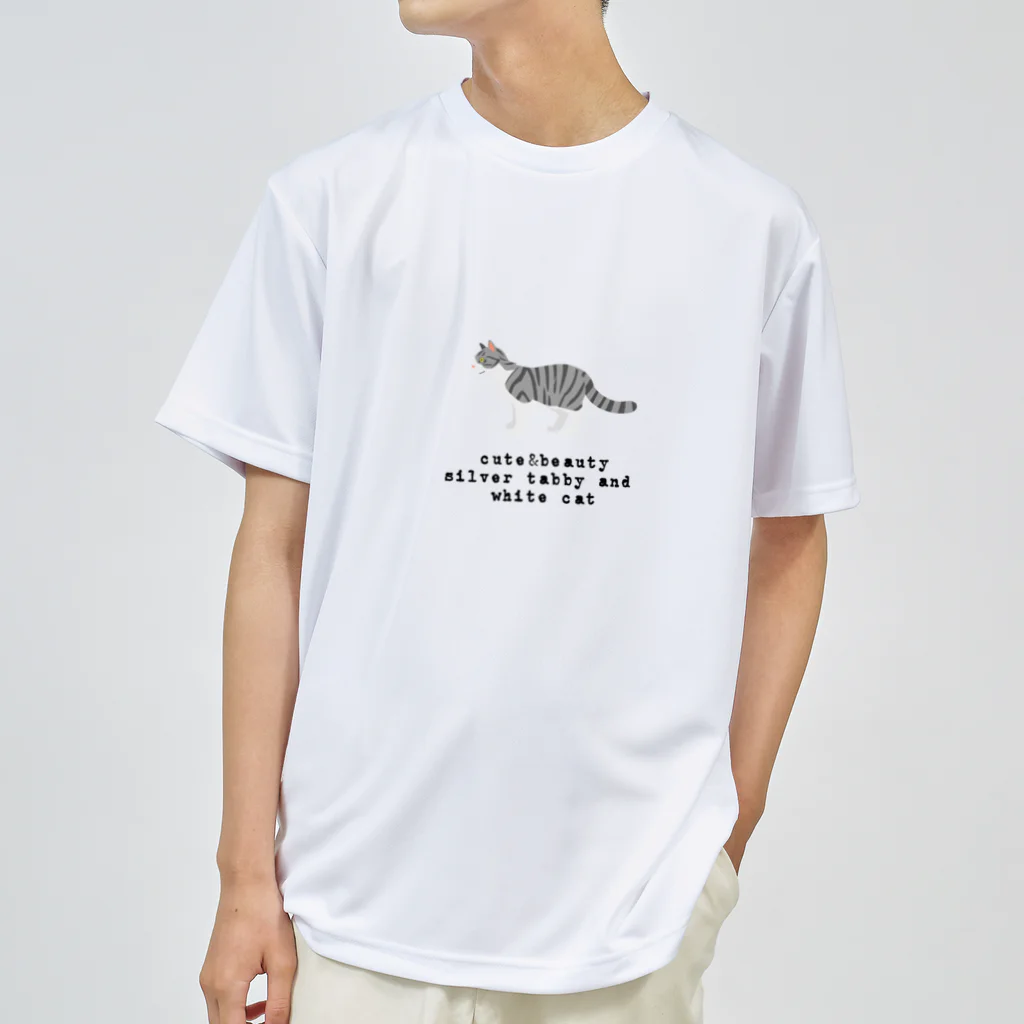 orange_honeyの猫1-10 サバ白猫 Dry T-Shirt