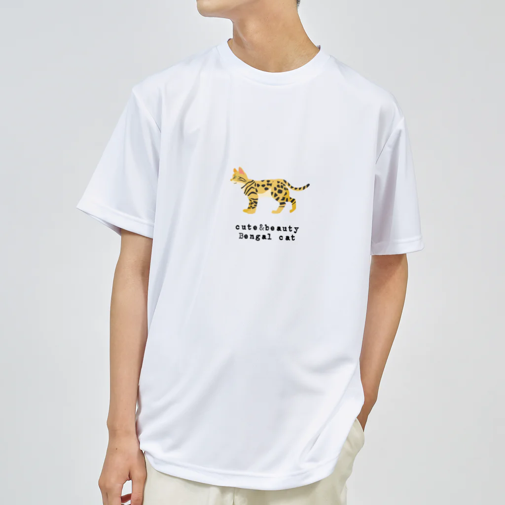 orange_honeyの猫1-12 ベンガル猫 Dry T-Shirt