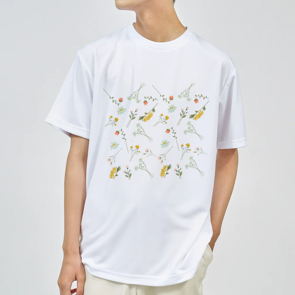 orange_honeyの花柄5 Dry T-Shirt