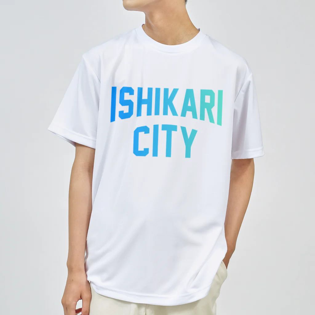 JIMOTO Wear Local Japanの石狩市 ISHIKARI CITY ドライTシャツ