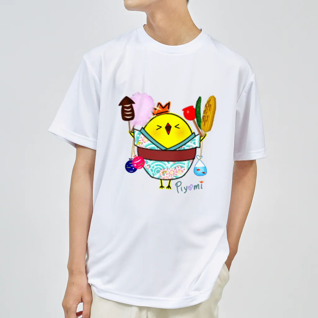 Piyomi’s nestのピヨミちゃん(お祭り) ドライTシャツ