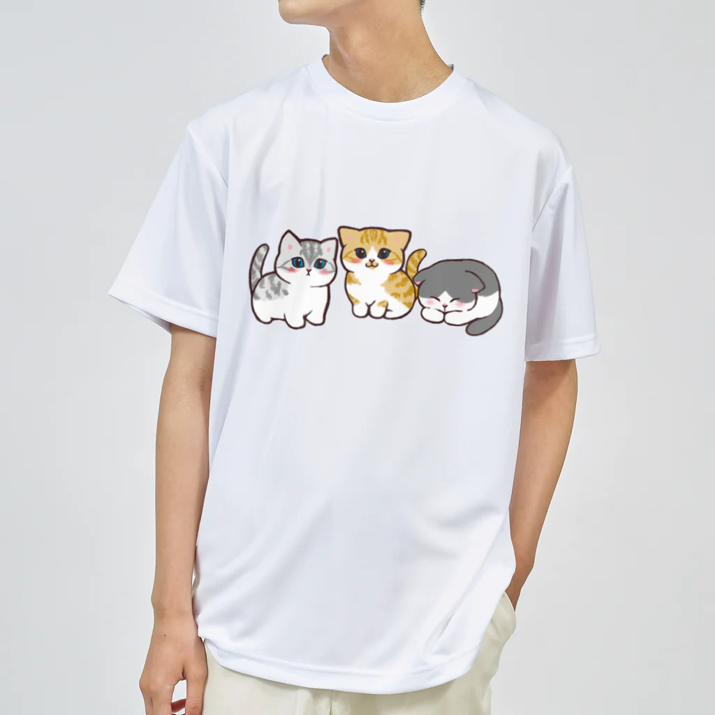 ふわにゃんshopののんびりにゃんず ドライTシャツ