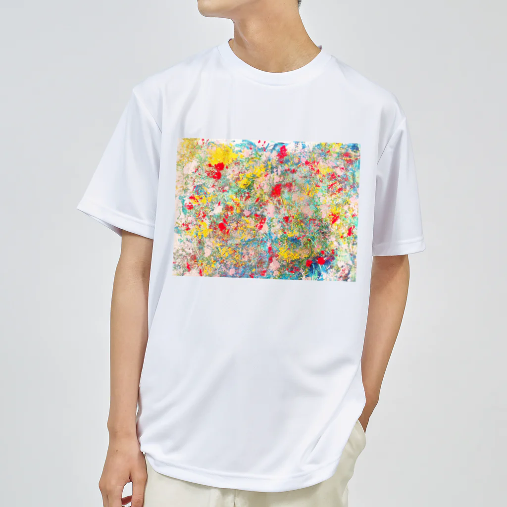 Yangzi shopのFlower garden ドライTシャツ