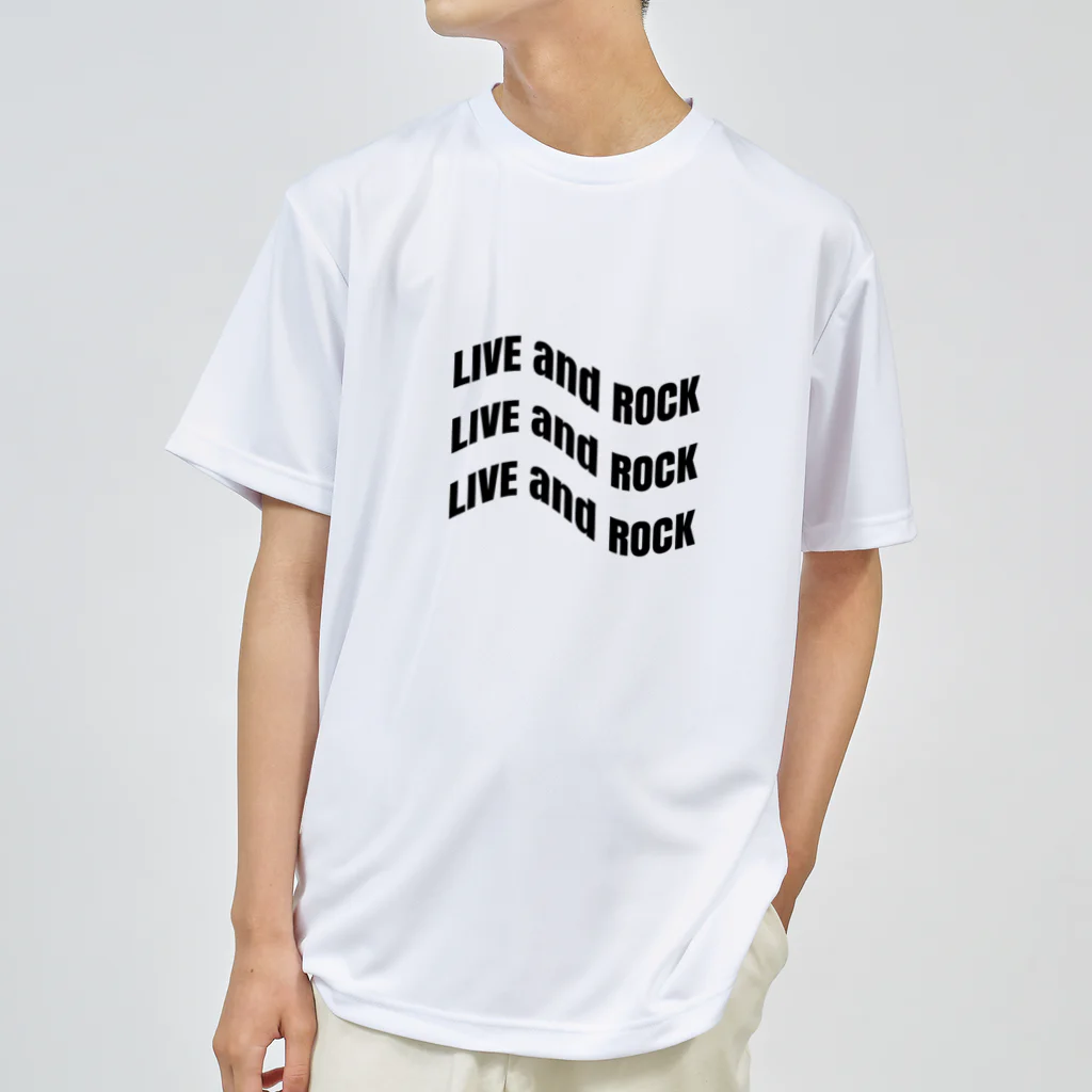 L&RのL&R  LIVE and ROCK ドライTシャツ